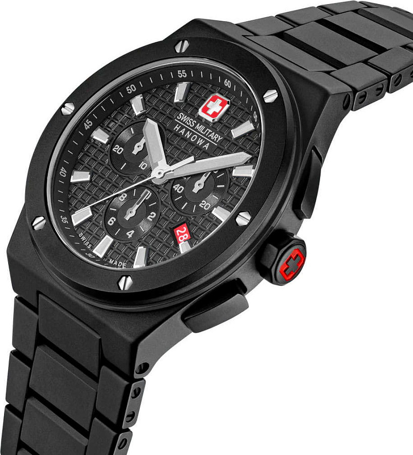 Часы Swiss Military Hanowa Sidewinder Ceramic SMWGI0002280 — мужские, керамика