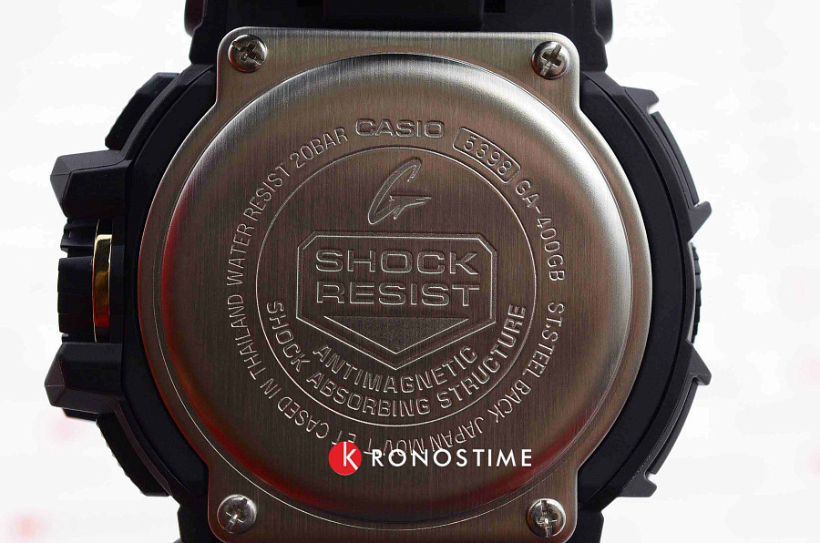 Часы Casio G-Shock GA-400GB-1A9DR (GA-400GB-1A9) — желтый, электронные
