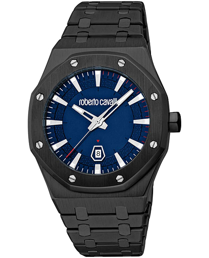 Часы Roberto Cavalli Uomo Ottagono RC5G102M0075 — мужские, синий