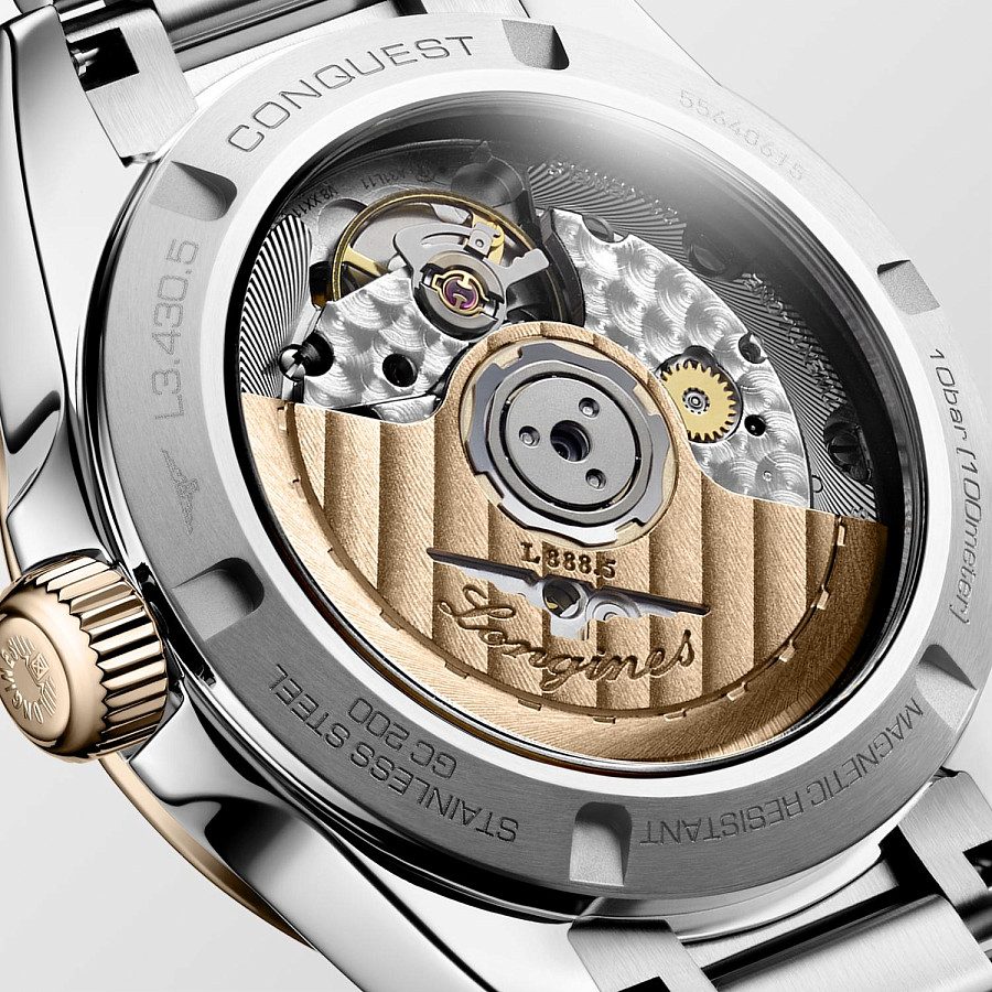 Часы Longines Conquest L3.430.5.02.6 — сталь металл, Швейцария