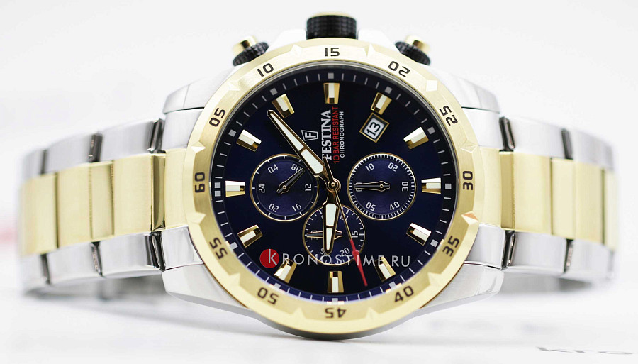 Часы Festina Chrono Sport F20562/2 — сталь c pvd покрытием, мужские