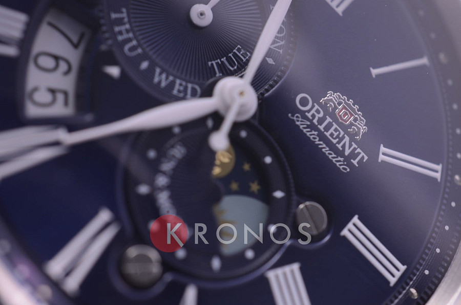Часы Orient Sun And Moon AK00005D (FAK00005D) — механические, сталь