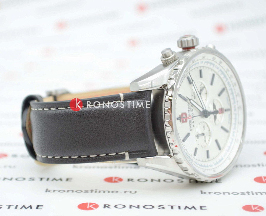 Часы Swiss Military Hanowa SMWGC0000302 — мужские, кожаный