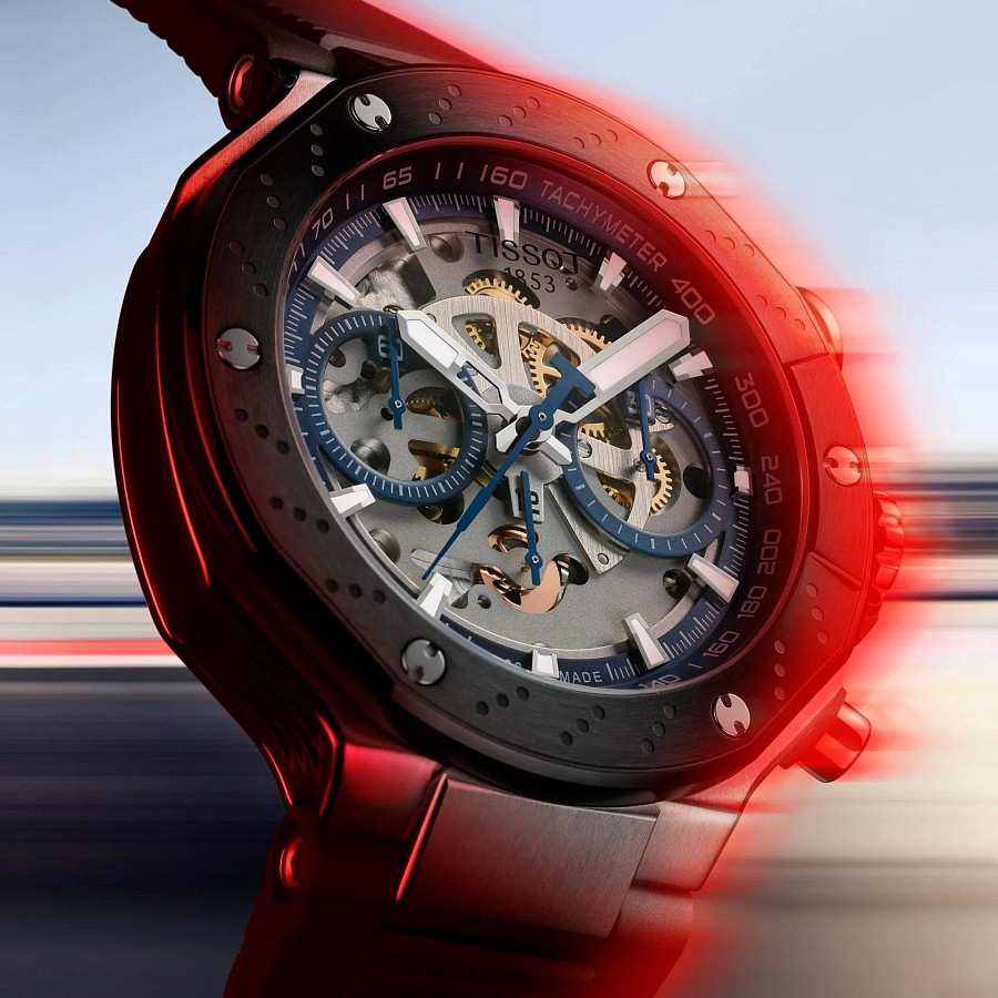 Часы Tissot T-Race MotoGP Automatic Chronograph T141.462.27.041.00 — каучук, мужские