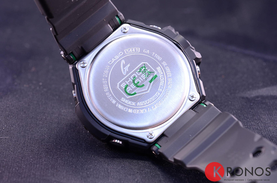 Часы Casio G-Shock GA-1100-1A3 — пластик, мужские