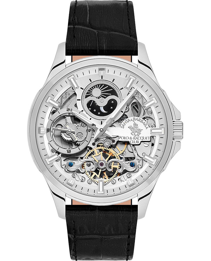 Часы Santa Barbara Polo & Racquet Club Luxury SB.1.10532-1 — мужские, серебристый