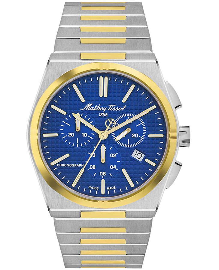 Часы Mathey-Tissot Zoltan H117CHBBU — мужские, синий