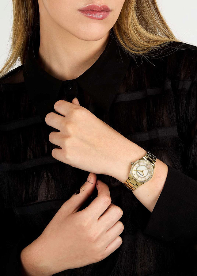 Часы Karl Lagerfeld Hamburg R0553105501 — перламутровый, сталь металл