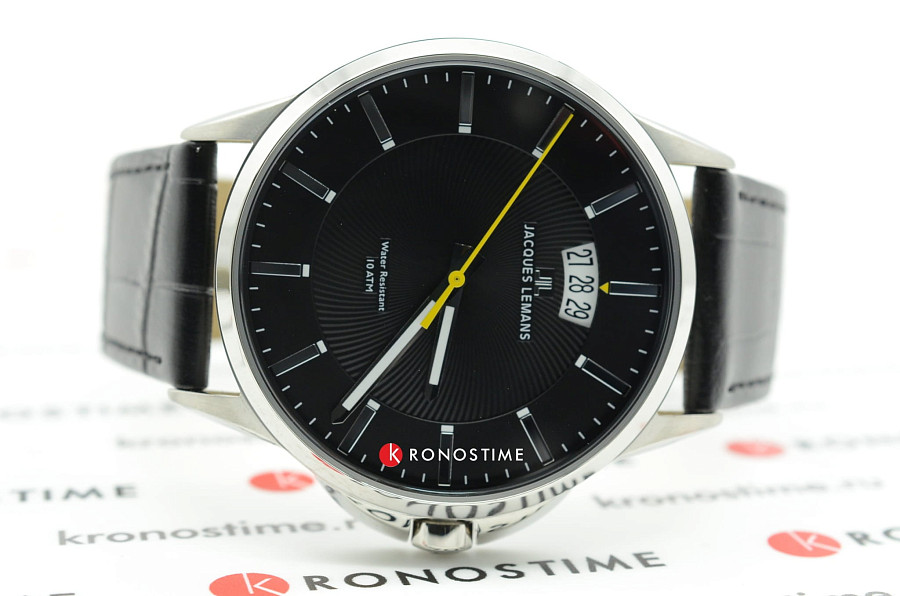 Часы Jacques Lemans Classic 1-1540A — кожаный, мужские