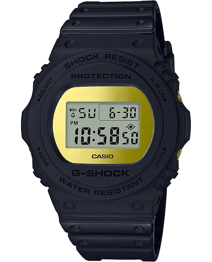 Часы Casio G-Shock DW-5700BBMB-1DR — мужские, золотой