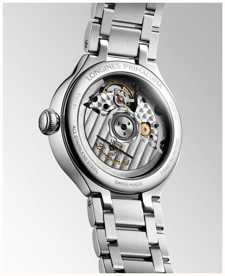 Часы Longines Elegance PrimaLuna L8.126.4.87.6 — сталь металл, Швейцария