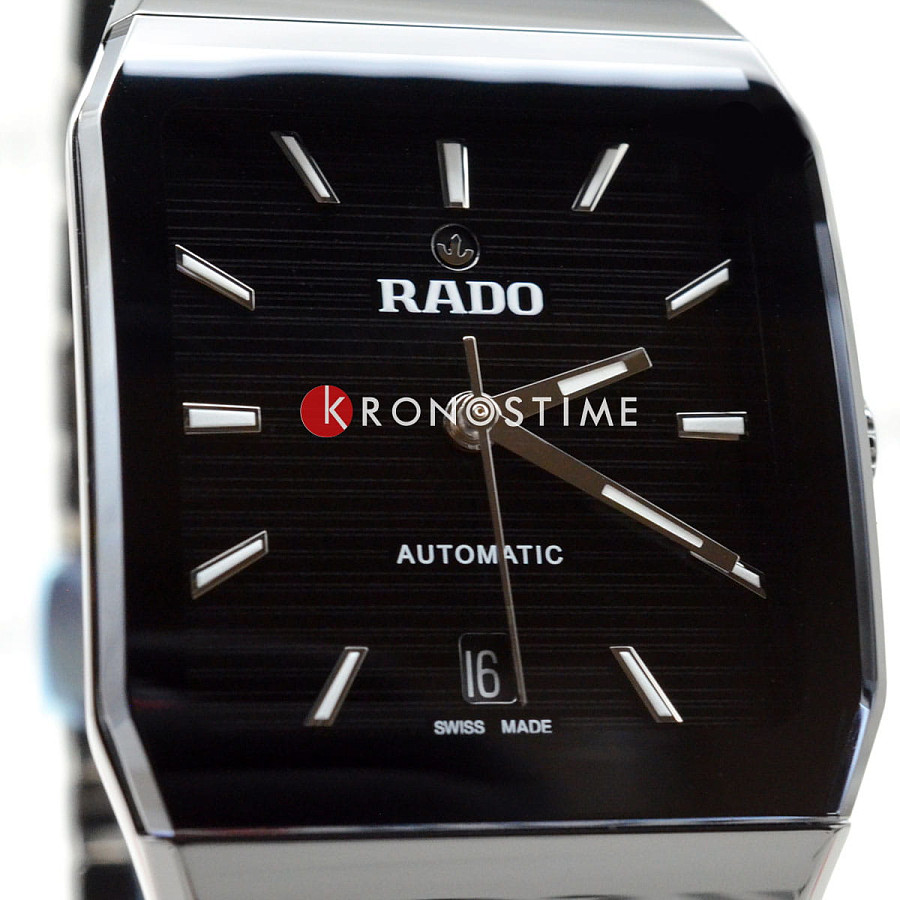 Часы Rado Anatom Automatic R10201152 — мужские, сталь + керамические вставки