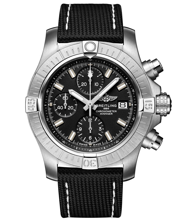 Часы Breitling Avenger Chronograph 43 A13385101B1X1 — мужские, черный