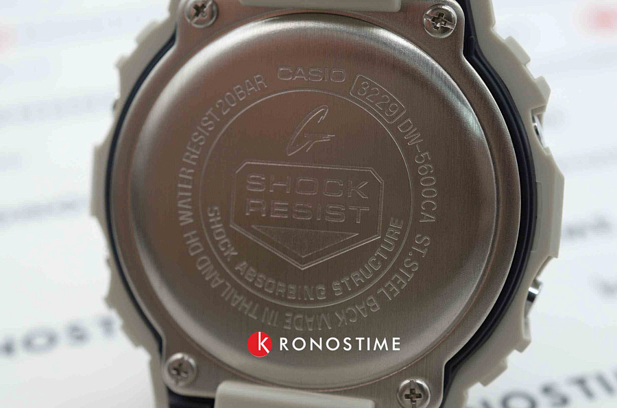 Часы Casio G-Shock Camo Utility DW-5600CA-8DR (DW-5600CA-8ER) — мужские, серый