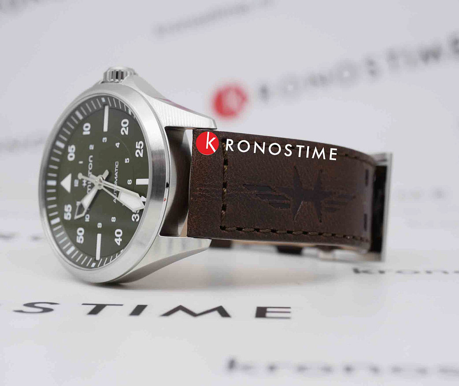 Часы Hamilton Khaki Aviation Pilot Auto H76305560 — сталь, Швейцария