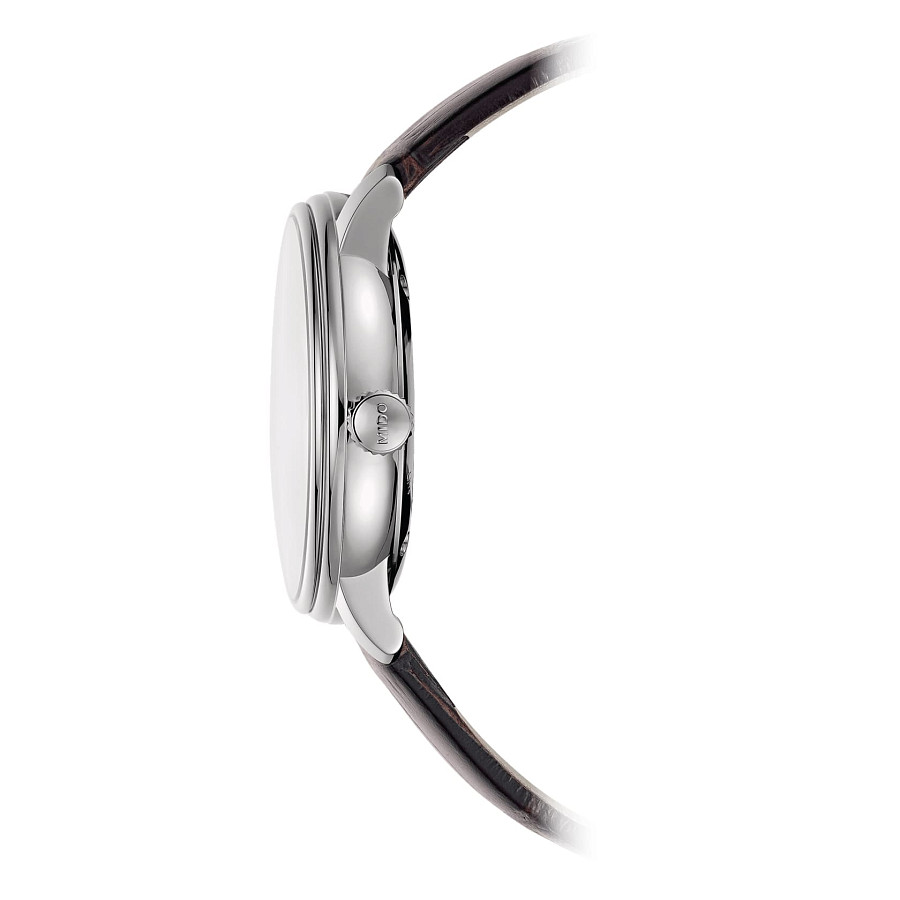 Часы Mido Baroncelli Chronometer Silicon Gent M027.408.16.061.00 — металл сталь, Швейцария