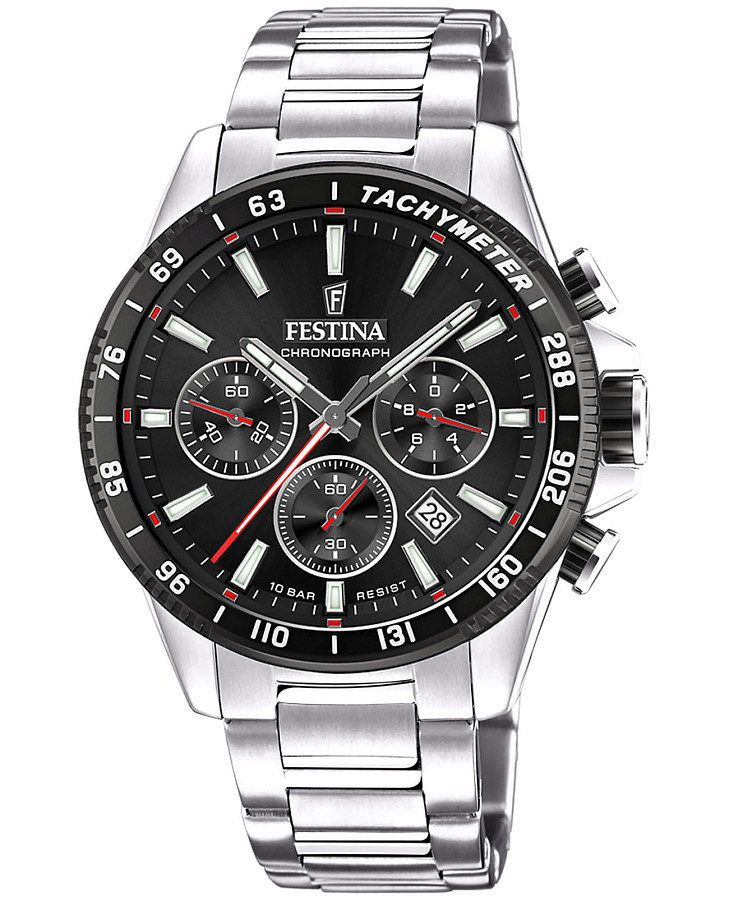 Часы Festina Timeless Chrono F20560/6 — мужские, черный