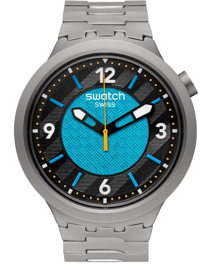 Часы Swatch Big Bold Irony Standard SB07S116G — мужские, антрацитовый