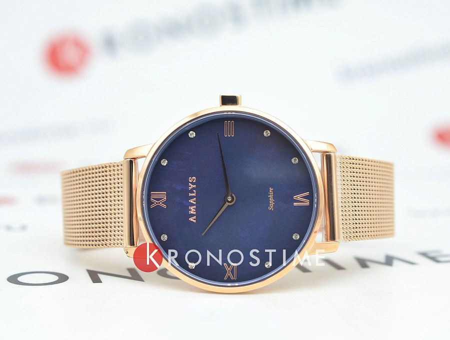 Часы Amalys Kelly AMW-182 — кварцевые, металл сталь