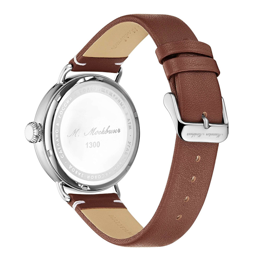Часы Михаил Москвин Classic 1300B1L3 — кожаный, мужские