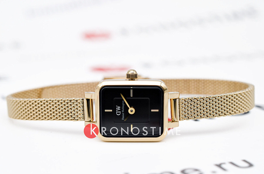 Часы Daniel Wellington Quadro DW00100652 — кварцевые, сталь металл