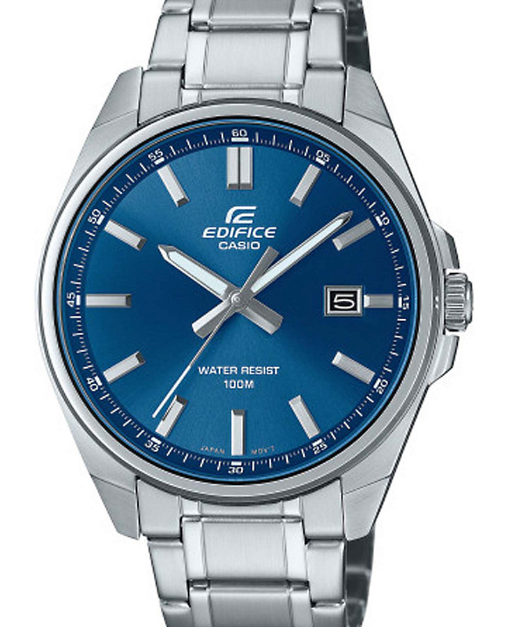 Часы Casio Edifice EFV-150D-2AVUDF (EFV-150D-2A) — кварцевые, сталь металл
