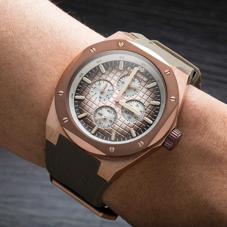 Часы Earnshaw Bessemer ES-8253-03 — сталь металл, Англия
