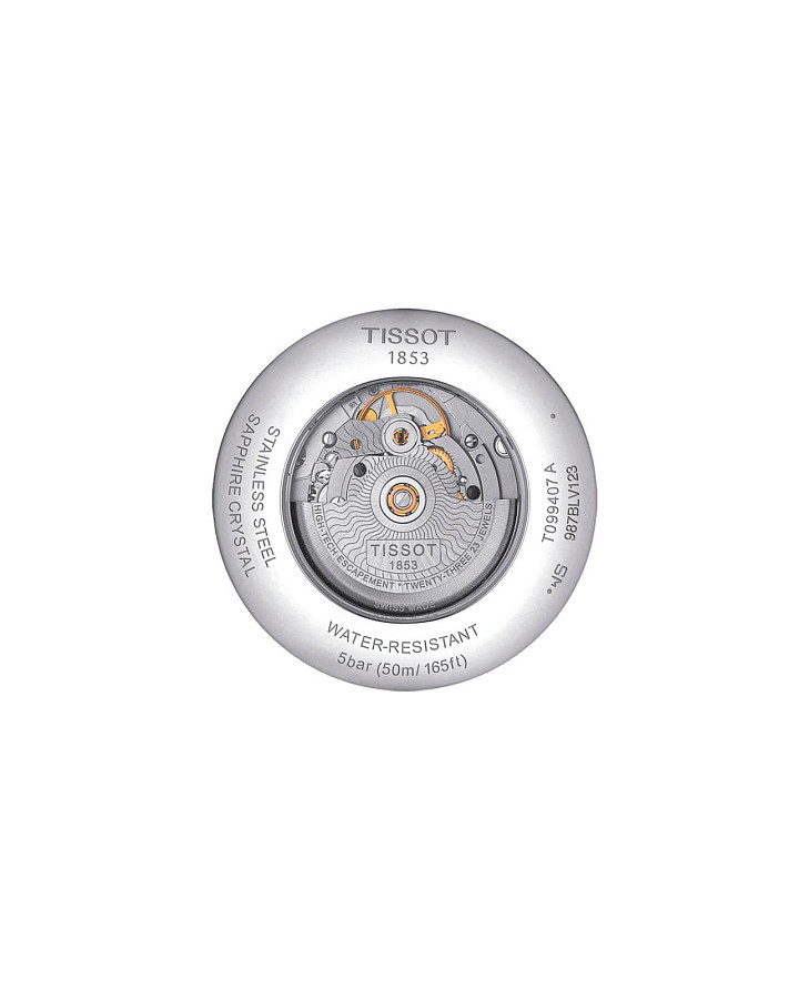 Часы Tissot Chemin des Tourelles Powermatic 80 T099.407.11.038.00 — сталь металл, Швейцария