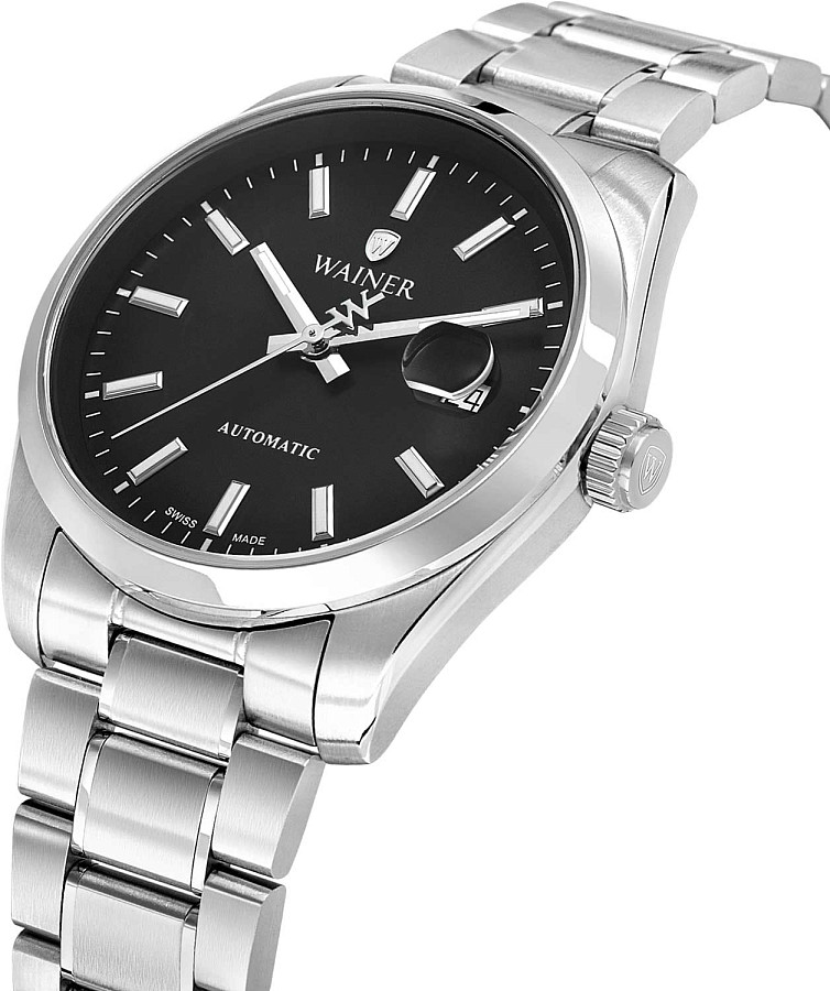 Часы Wainer Classic WA.25600-D — механические, сталь металл