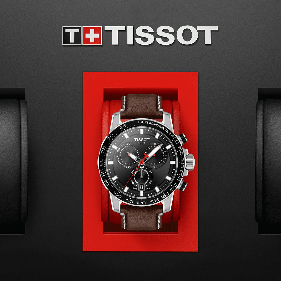 Часы Tissot SuperSport Chrono T125.617.16.051.01 — мужские, кожаный