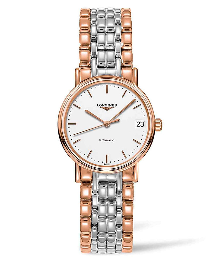 Часы Longines Presence L4.322.1.12.7 — женские, белый