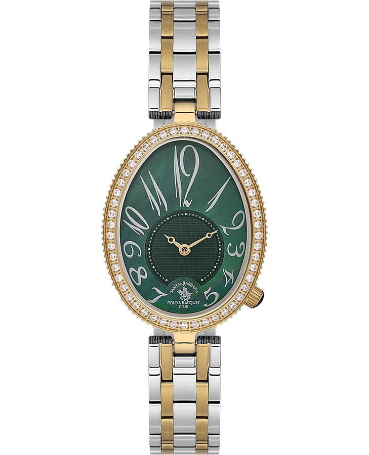 Часы Santa Barbara Polo & Racquet Club Unique SB.1.10613-4 — женские, зеленый