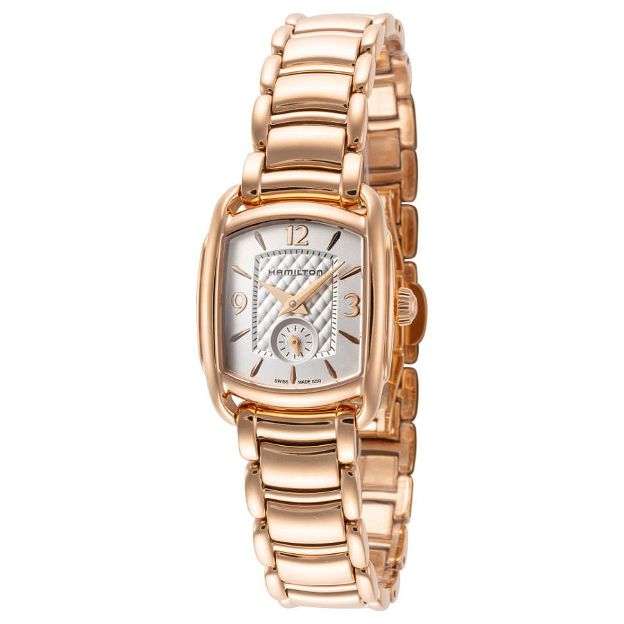 Часы Hamilton American Classics Bagley H12341155 — нержавеющая сталь с pvd-покрытием, женские