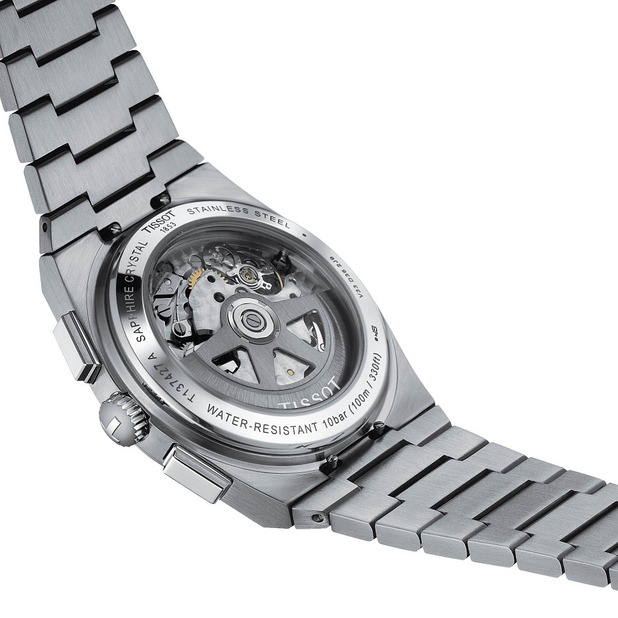 Часы Tissot PRX Automatic Chronograph T137.427.11.011.01 — нержавеющая сталь, мужские