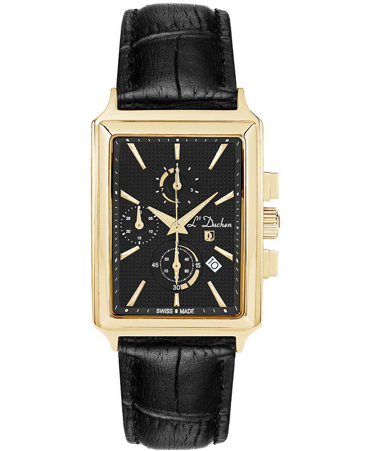 Часы L'Duchen Adventure Chrono D 612.21.31 — мужские, черный