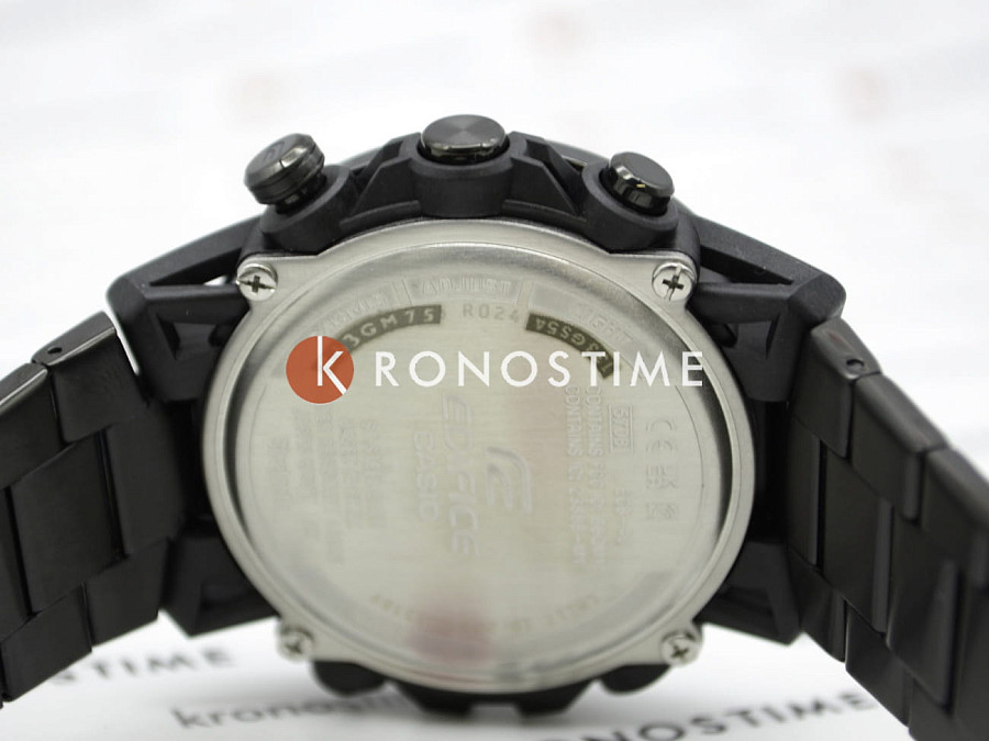 Часы Casio Edifice ECB-40BK-1ADF (ECB-40BK-1A) — Япония, кварцевые