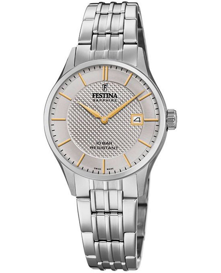 Часы Festina Classics F20006/2 — женские, серебристый
