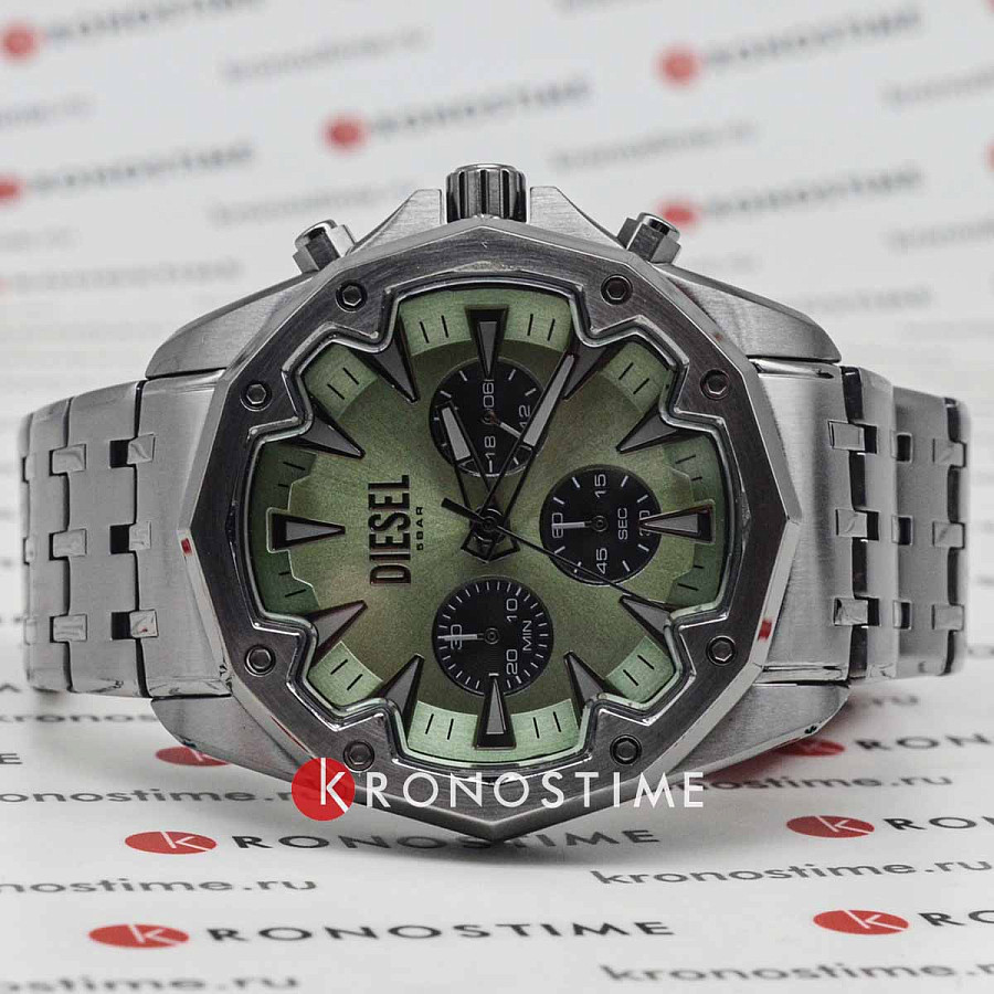 Часы Diesel Stinger DZ4711 — кварцевые, металл сталь