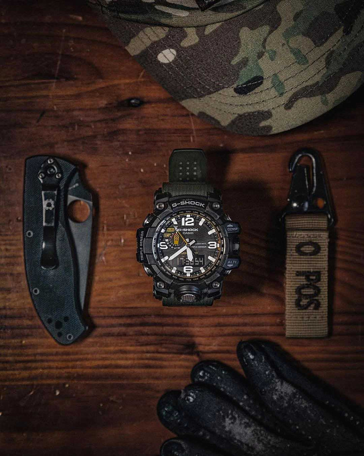 Часы Casio G-Shock GWG-1000-1A3 — пластик, электронные