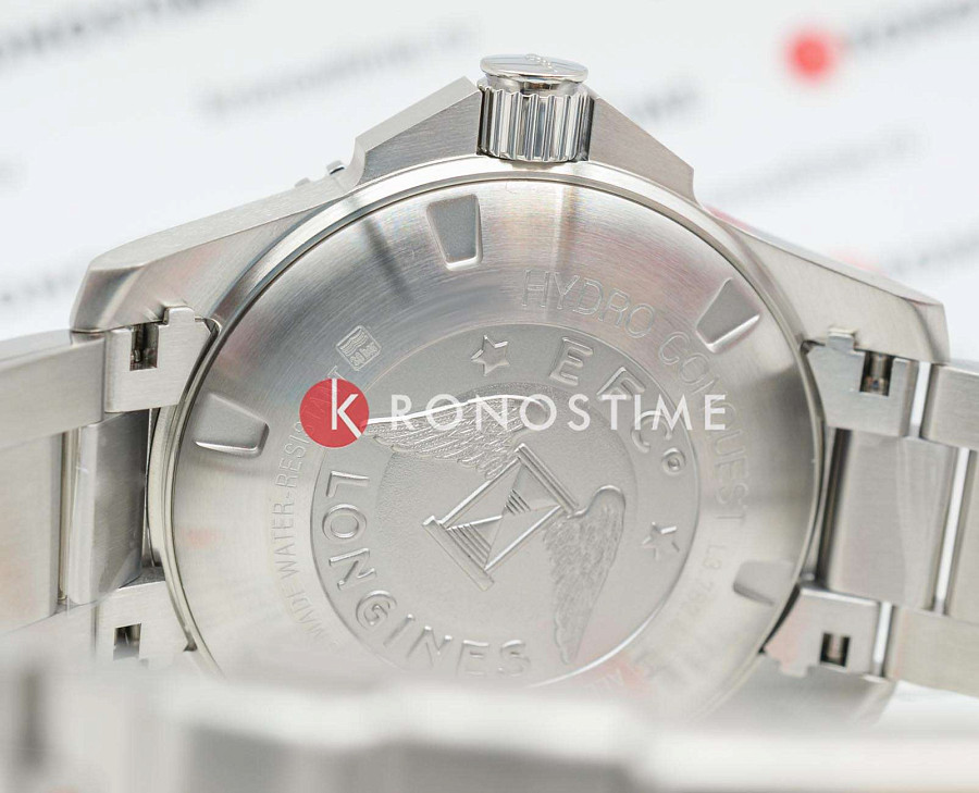Часы Longines HydroConquest L3.782.4.96.6 — нержавеющая сталь, мужские
