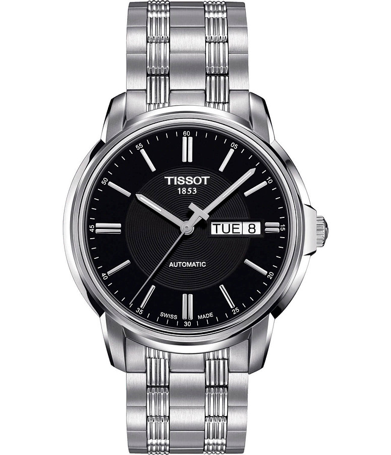 Часы Tissot Automatics III T065.430.11.051.00 — мужские, черный
