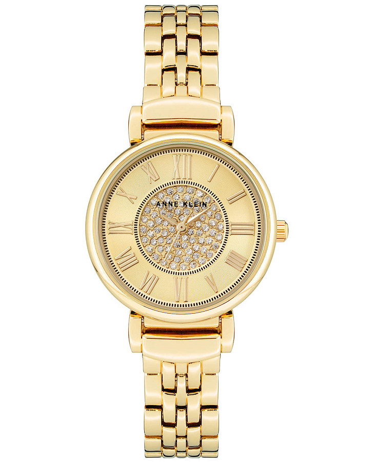 Часы Anne Klein 3872CHGB — женские, золотой