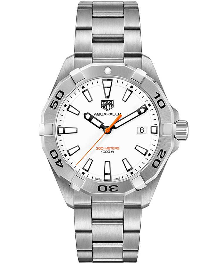 Часы TAG Heuer Aquaracer WBD1111.BA0928 — мужские, белый