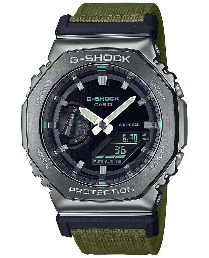 Часы Casio G-Shock GM-2100CB-3ADR (GM-2100CB-3AER) — мужские, черный