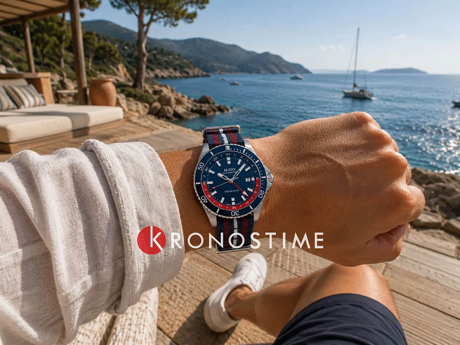 Часы Mido Ocean Star GMT M026.629.11.041.00 — артикул M0266291104100, мужские