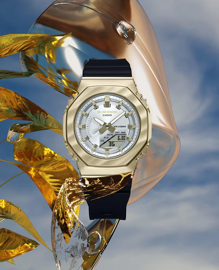 Часы Casio G-Shock GM-S2100BC-1ADR (GM-S2100BC-1A) — электронные, Япония, женские