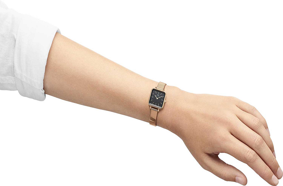 Часы Daniel Wellington Quadro Studio DW00100518 — женские, золотистый