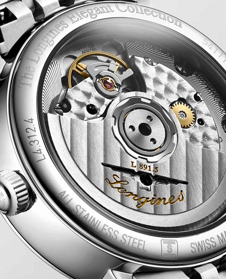 Часы Longines Elegant Collection L4.312.4.87.6 — механические, золото сталь металл