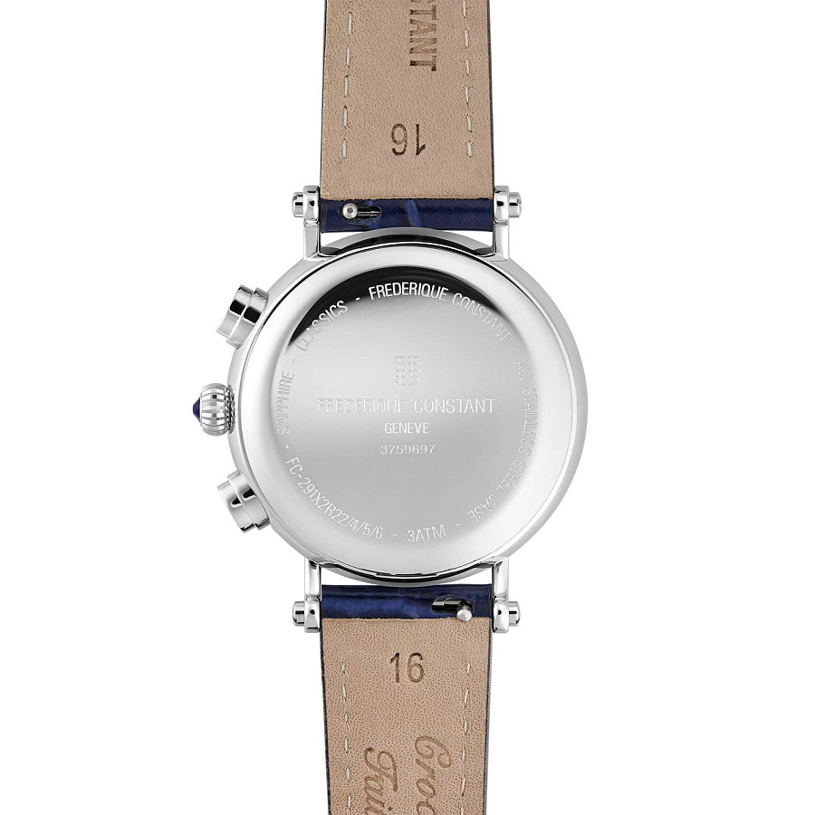 Часы Frederique Constant Classics Quartz Chronograph Ladies FC-291MPWD2R6 — сталь металл, Швейцария