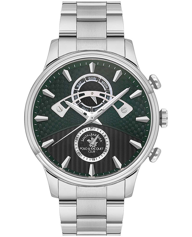 Часы Santa Barbara Polo & Racquet Club Legend SB.1.10592-3 — мужские, зеленый